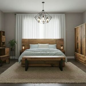 Massive Vintage Oak Wood