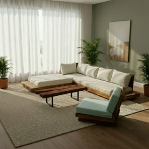 Massive Vintage Oak Wood